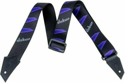Textilgurte für Gitarren Jackson Strap Headstock Black/Purple - 1