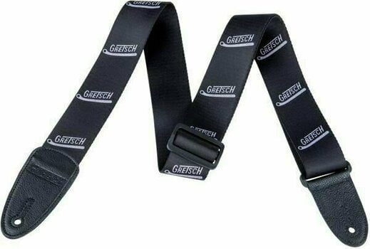 Textile guitar strap Gretsch Strap Vibrato Arm Black/Grey - 1