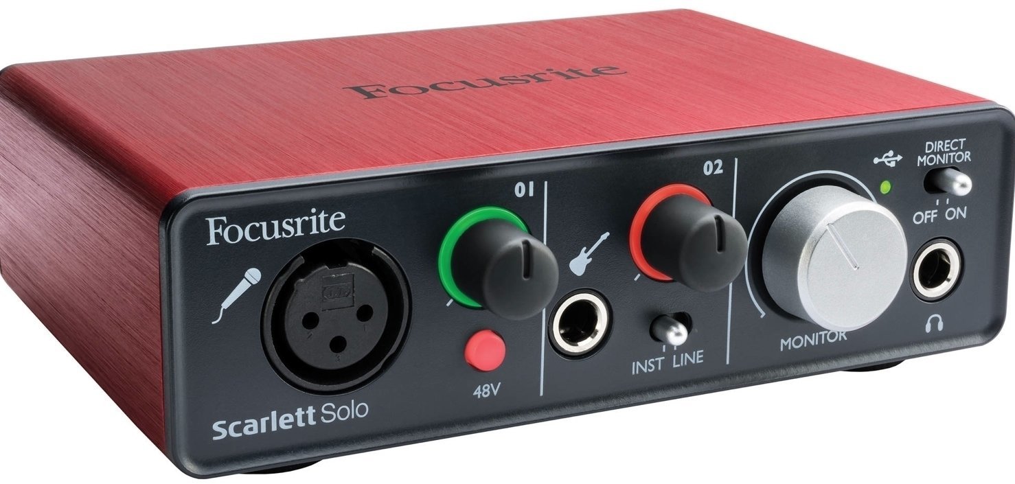 USB-audio-interface - geluidskaart Focusrite Scarlett Solo
