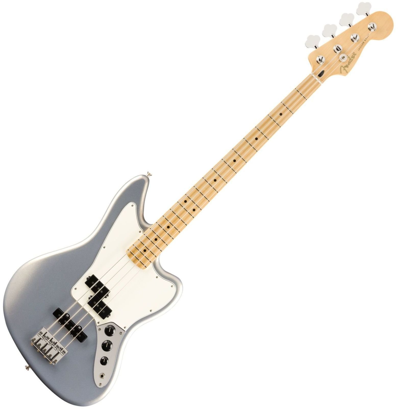 E-Bass Fender Player Series Jaguar Bass MN Silber