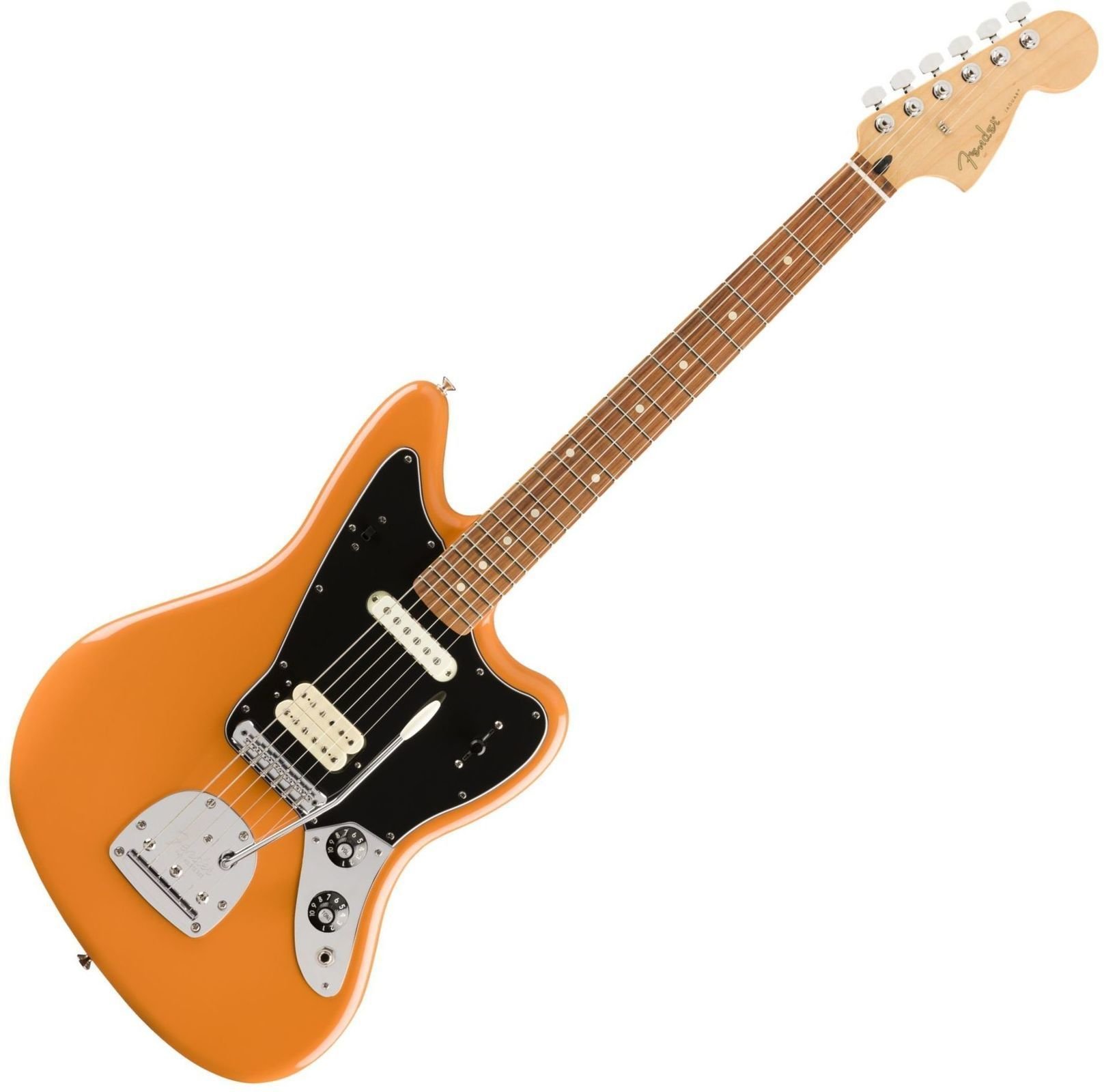 Elektrische gitaar Fender Player Series Jaguar PF Capri Orange