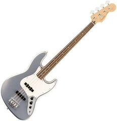 4-strängad basgitarr Fender Player Series Jazz Bass PF Silver 4-strängad basgitarr (Begagnad)