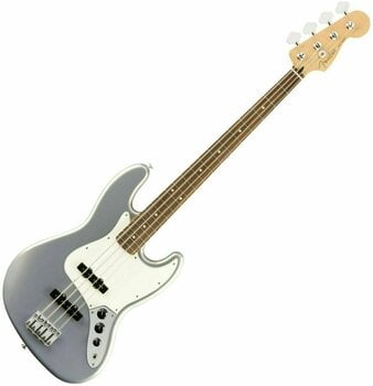 Elektrická basgitara Fender Player Series Jazz Bass PF Strieborná - 1