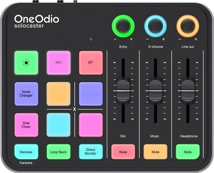 Μετατροπέας 'Ηχου USB - Κάρτα Ήχου OneOdio Solocaster Μετατροπέας 'Ηχου USB - Κάρτα Ήχου