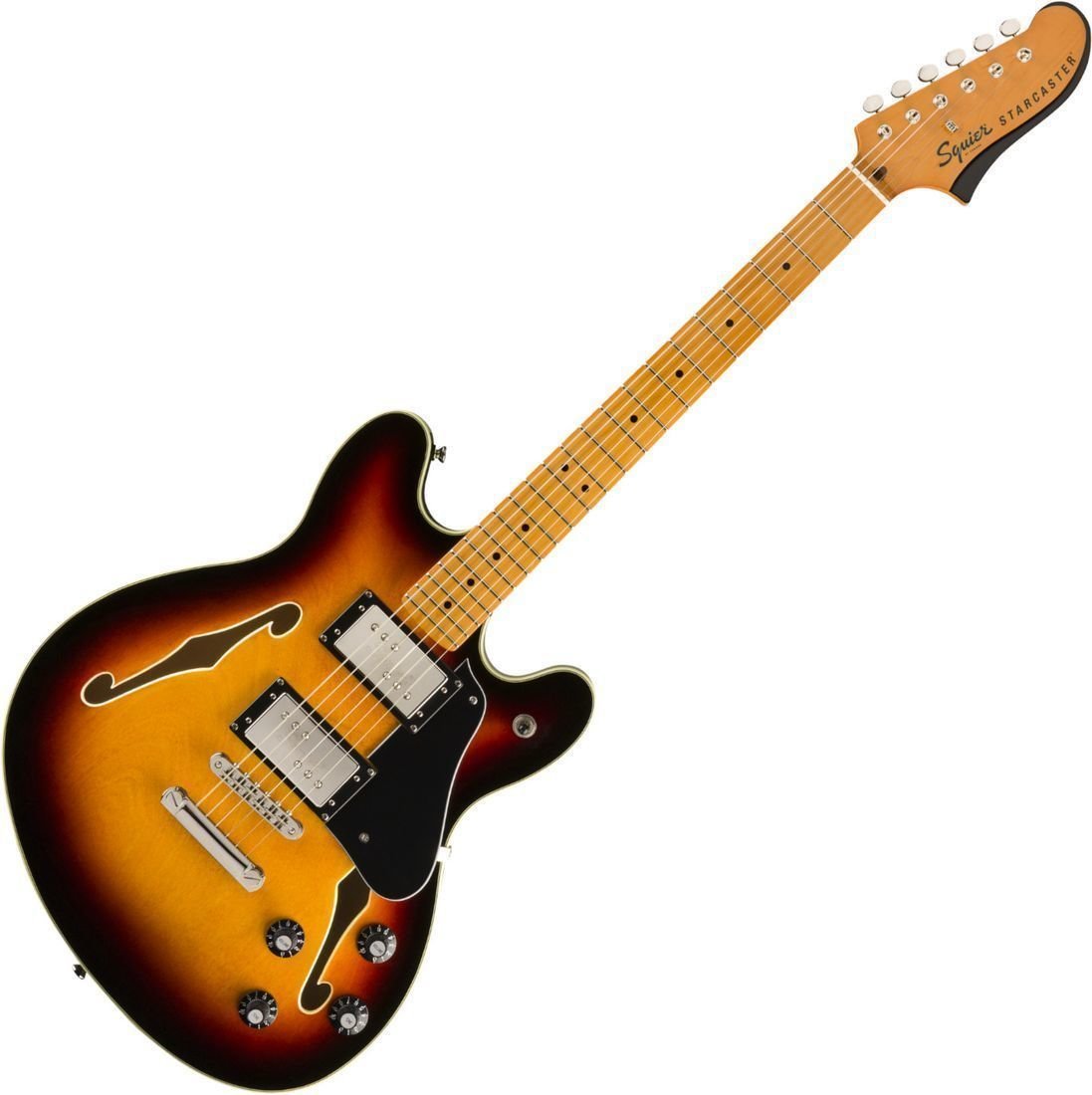 Semiakustická kytara Fender Squier Classic Vibe Starcaster MN 3-Tone Sunburst