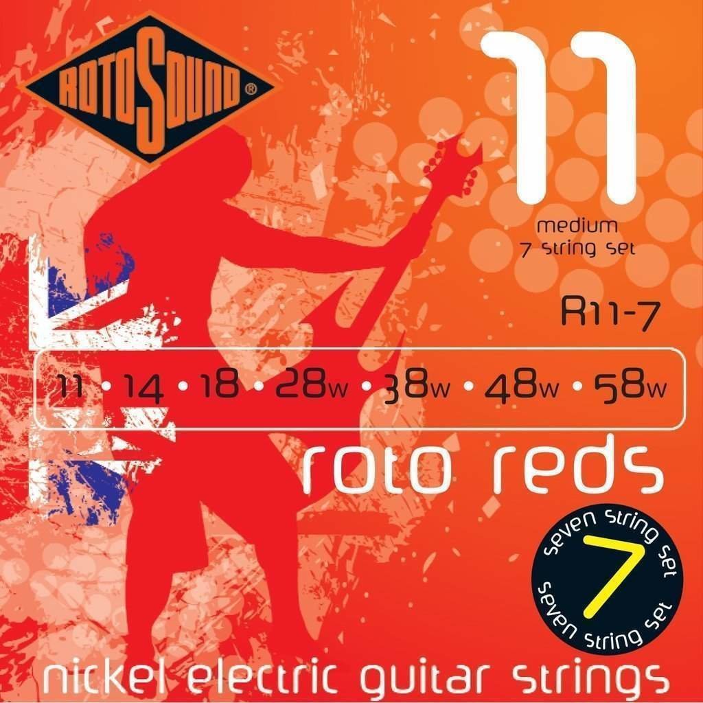 Struny pre elektrickú gitaru Rotosound R11 7