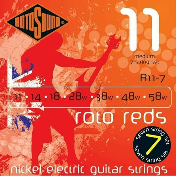 Struny do gitary elektrycznej Rotosound R11 7 - 1