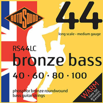 Cordes pour basse acoustique Rotosound RS44LC - 1
