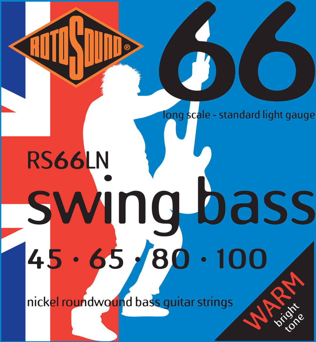 Struny pro baskytaru Rotosound RS66LN