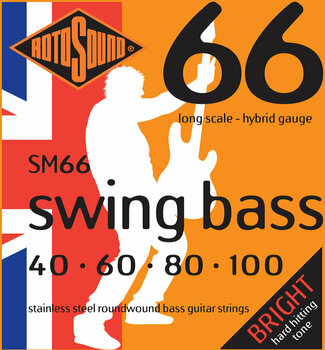 Struny do gitary basowej Rotosound SM66 - 1