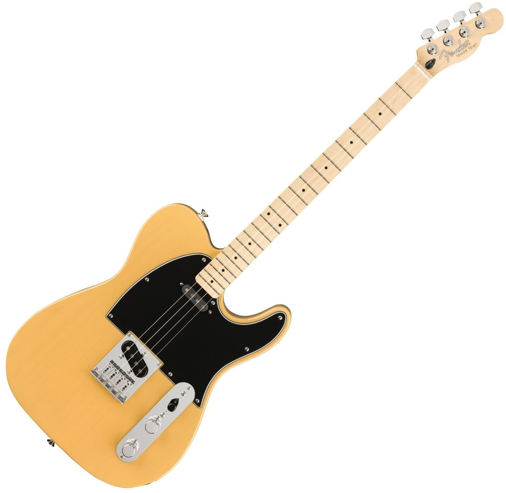 Tenor-ukuleler Fender Tele MN Tenor-ukuleler Butterscotch Blonde