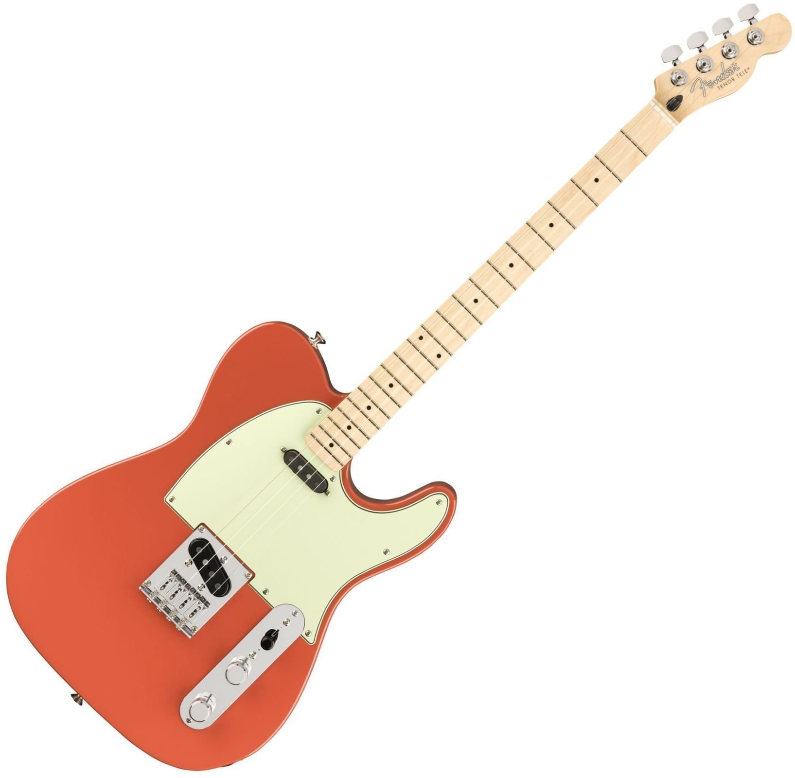 Tenor-ukuleler Fender Tele MN Tenor-ukuleler Fiesta Red