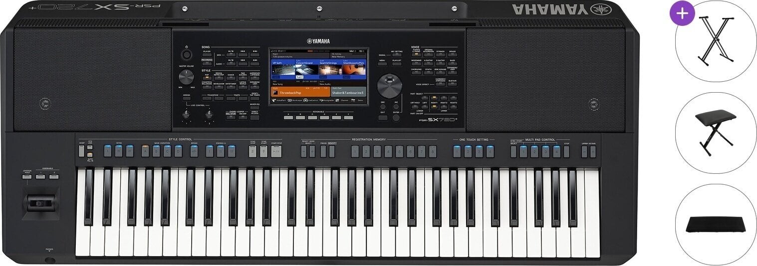 Profesionalna klavijatura Yamaha PSR-SX720+ Standard SET Profesionalna klavijatura