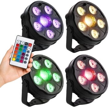 LED PAR Light4Me 4PAR SET IR 4-light RGB LED PAR LED PAR - 1