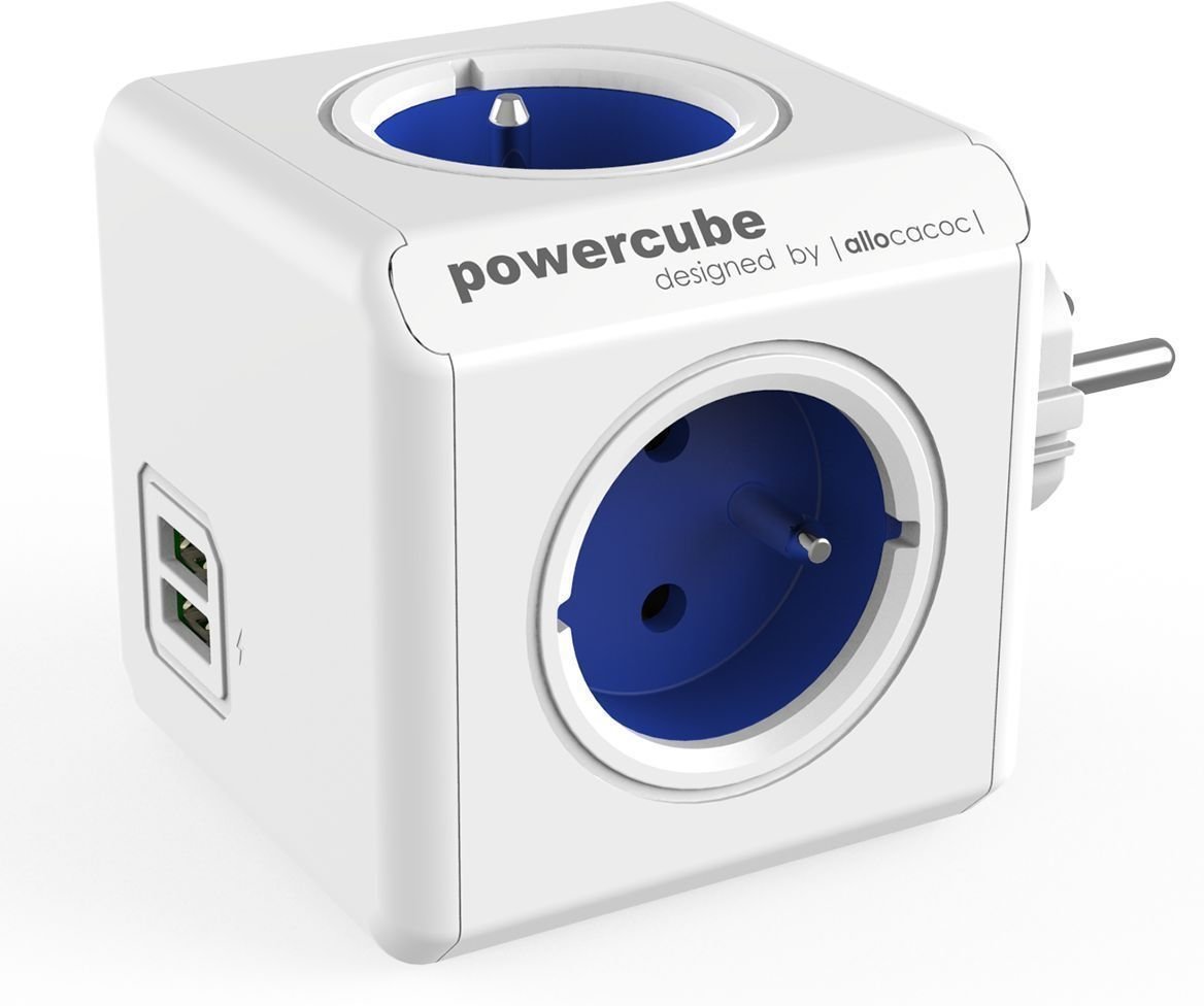 Cabo de alimentação PowerCube Original Azul USB