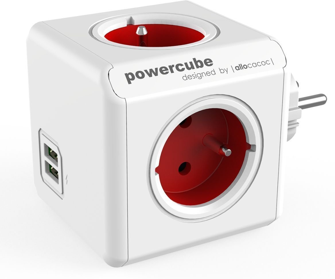 Cablu de alimentare PowerCube Original Roșu USB