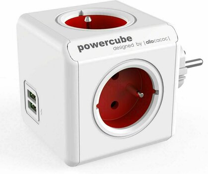 Síťový napájecí kabel PowerCube Original Červená USB - 1
