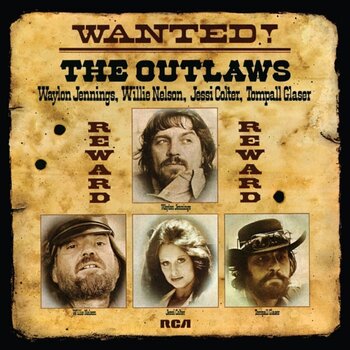 Schallplatte Waylon Jennings & Willie Nelson, Jessi Colter, Tompall Glaser - Wanted! The Outlaws (Reissue) (50th Anniversary Edition) (Gold Coloured) (LP) - 1