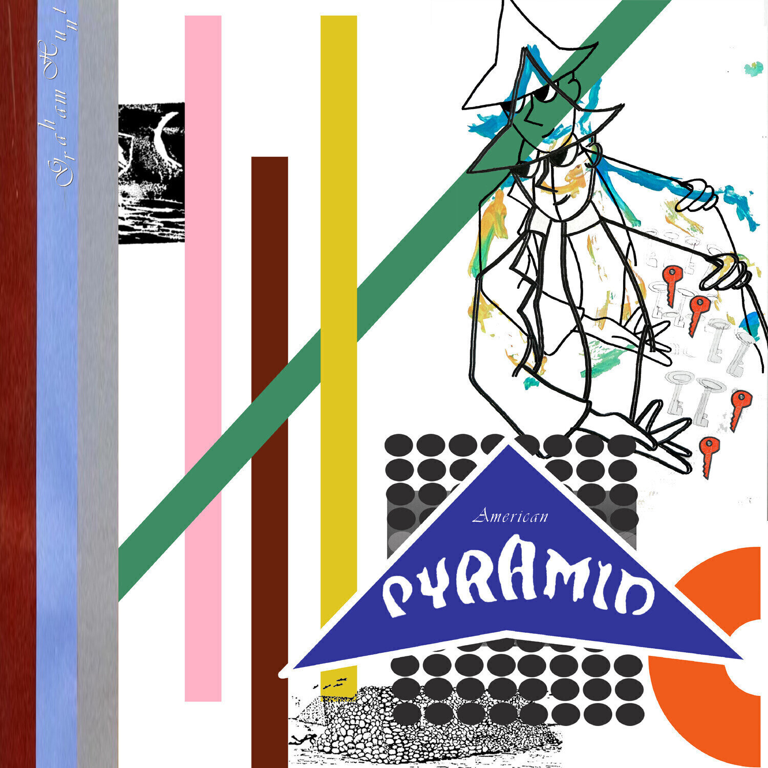 Vinylskiva Graham Hunt - American Pyramid (Indie Exclusive) (Red & White Coloured) (LP)