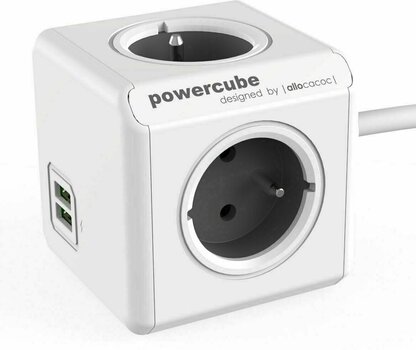 Cable de energía PowerCube Extended Gris 150 cm USB - 1