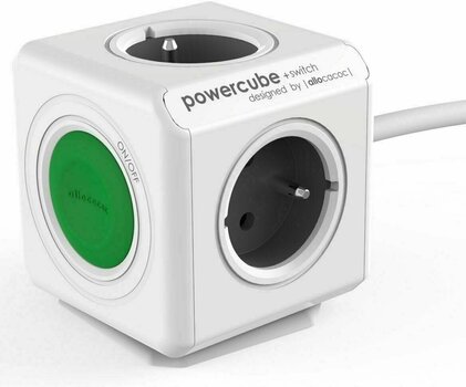 Câble d'alimentation PowerCube Extended Blanc 150 cm Commutateur - 1