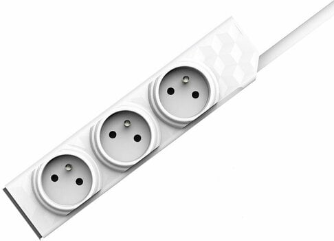 Силов кабел PowerCube PowerStrip Modular 1M Бял 100 cm - 1