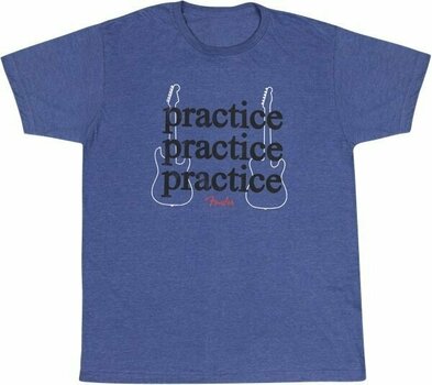 T-shirt Fender Practice Heathered Blue 2XL T-shirt - 1