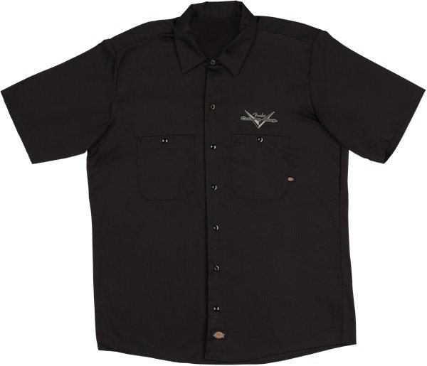Camisa pólo Fender Camisa pólo Custom Shop Eagle Preto XL