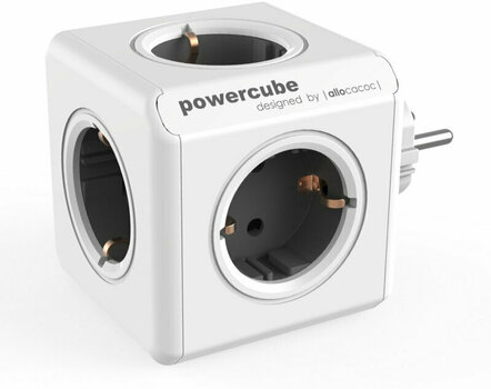 Stromkabel PowerCube Original Grau-Weiß Schuko - 1