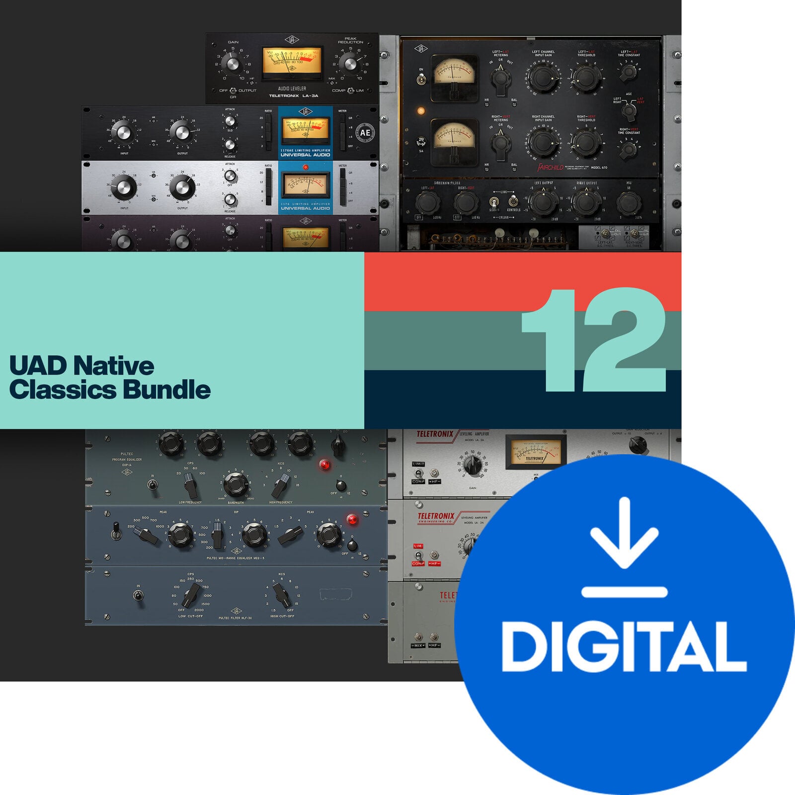Software Plug-In FX-processor Universal Audio UAD Native Classics Bundle (Digitalt produkt)