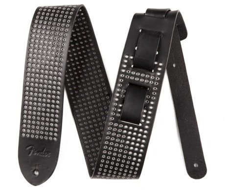 Gitaarband Fender Leather Small Rivets Strap