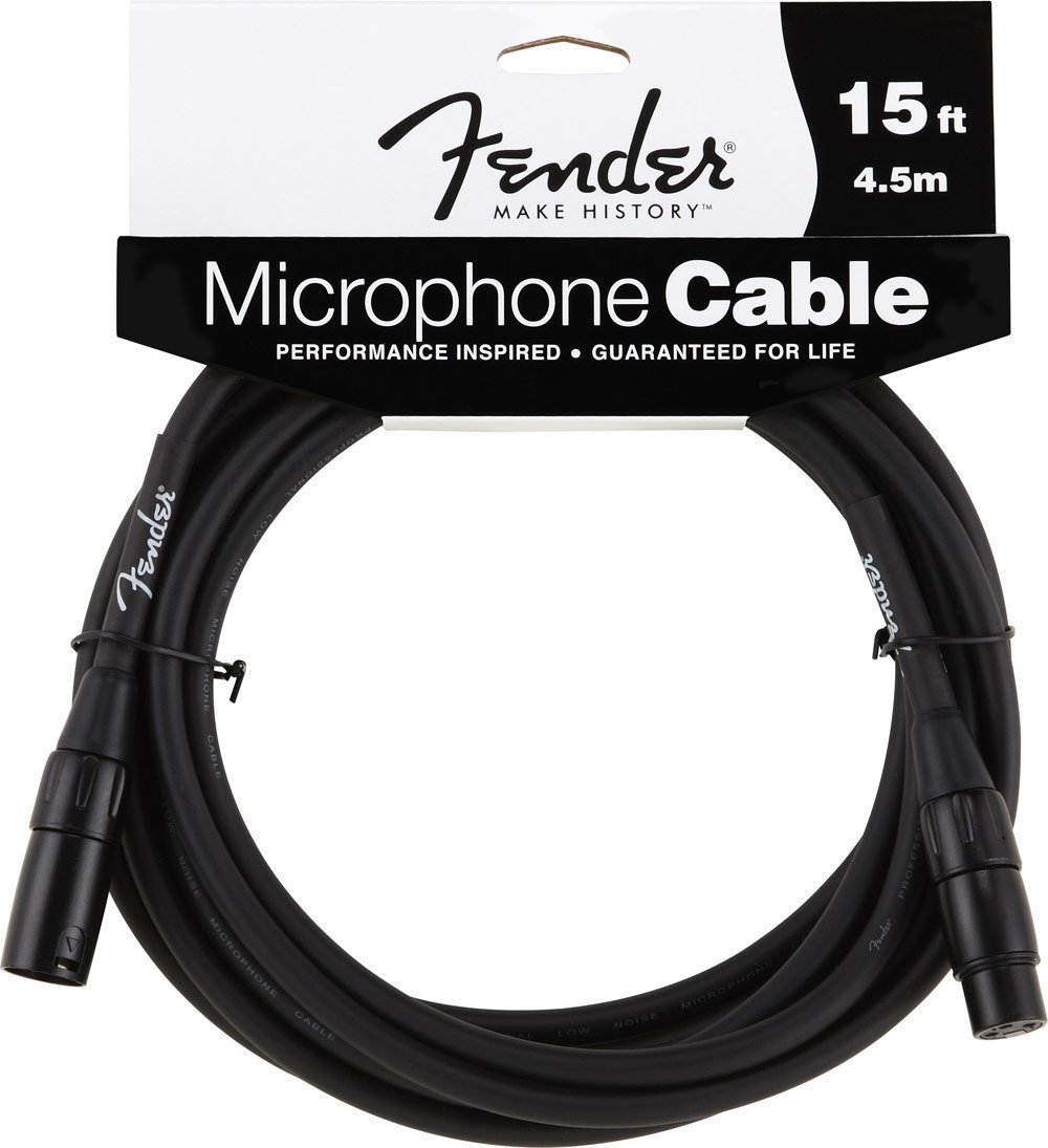 Cablu complet pentru microfoane Fender Performance Series Microphone Cable 15 ft