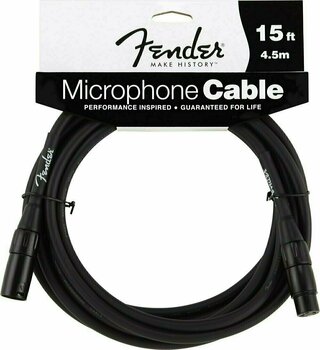 Cavo Completo Microfoni Fender Performance Series Microphone Cable 15 ft - 1