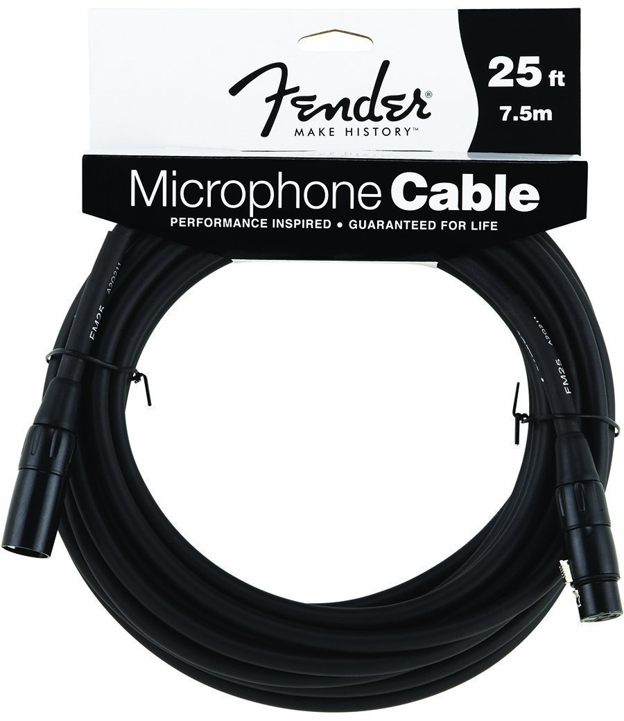 Microfoonkabel Fender Performance Series Microphone Cable 25 ft