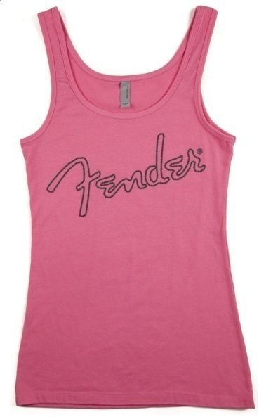 T-Shirt Fender Ladies Tank Top Pink Small