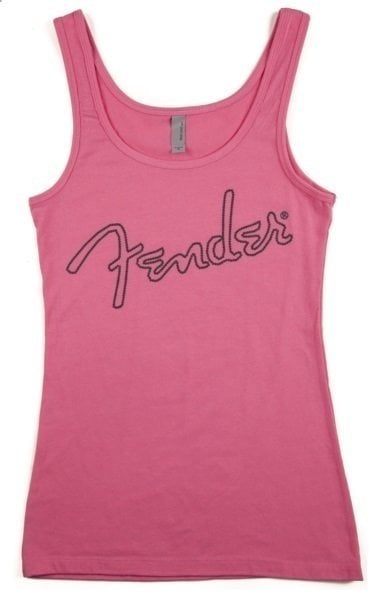 T-Shirt Fender Ladies Tank Top Pink Large