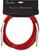 Cabo do instrumento Fender Yngwie Malmsteen Instrument Cable 20'' Red