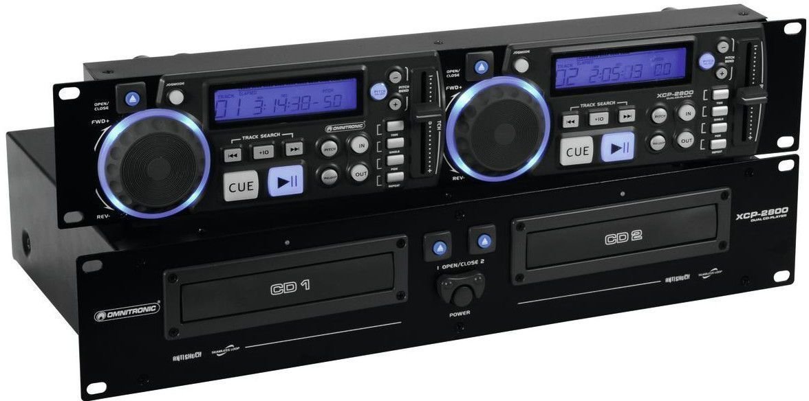 Rackový DJ přehrávač Omnitronic XCP-2800