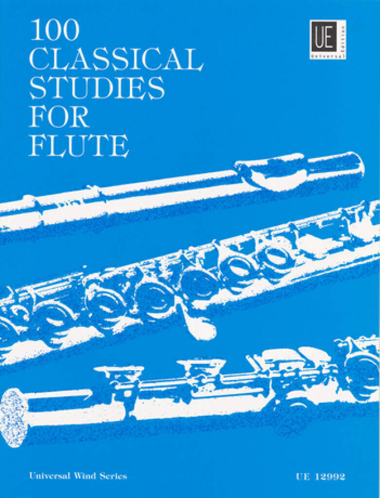 Note Universal Edition 100 Classical Studies for Flute Note