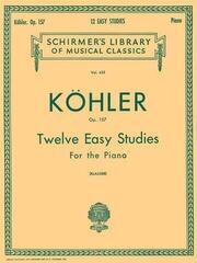 Note G. Schirmer 12 Easy Studies, Op. 157 Schirmer Library of Classics Volume 425 Piano Technique Note