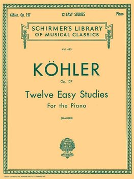 Sheet Music G. Schirmer 12 Easy Studies, Op. 157 Schirmer Library of Classics Volume 425 Piano Technique Sheet Music - 1