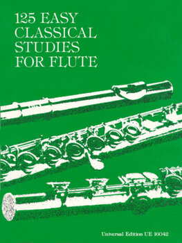 Note Universal Edition 125 Easy Classical Studies for Flute Note - 1