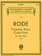 Noder G. Schirmer 24 Caprices Schirmer Library of Classics Volume 231 Violin and Piano Noder