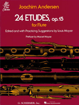 Noder G. Schirmer 24 Etudes, Op. 15 Flute Solo Noder - 1