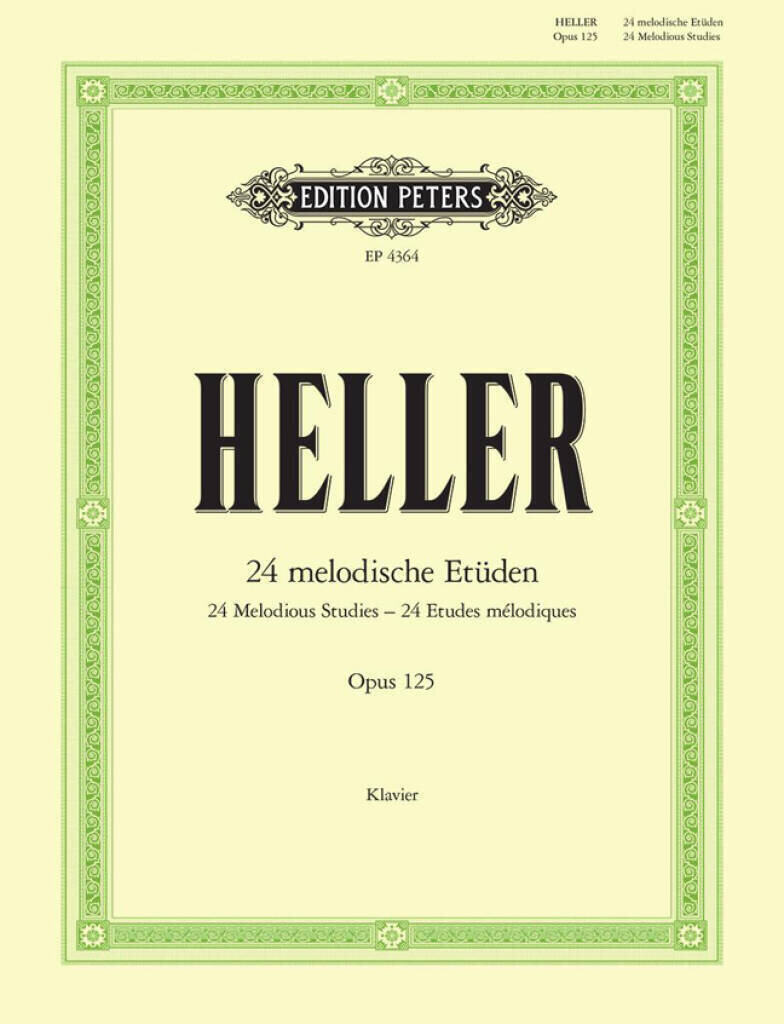 Noder Edition Peters 24 Melodious Studies Op. 125 Noder