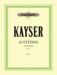 Noder Edition Peters 36 Etudes Op.20 Noder