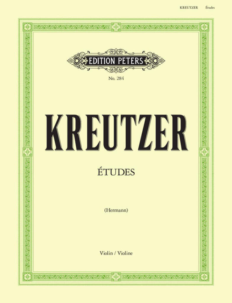 Sheet Music Edition Peters 42 Studies or Caprices Sheet Music