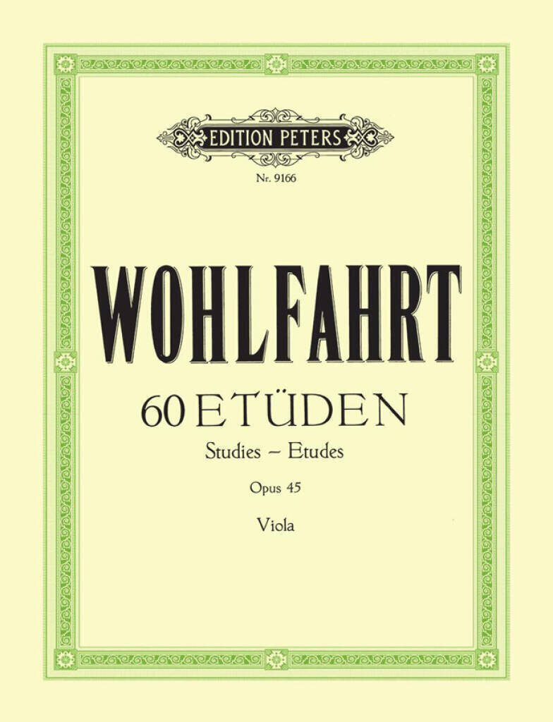 Noder Edition Peters 60 Etudes Op.45 Noder