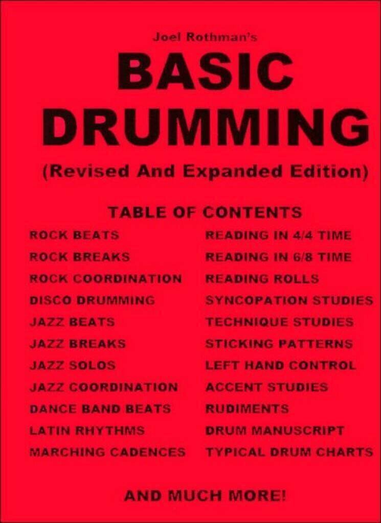 Note Joel Rothman Publications Basic Drumming Note
