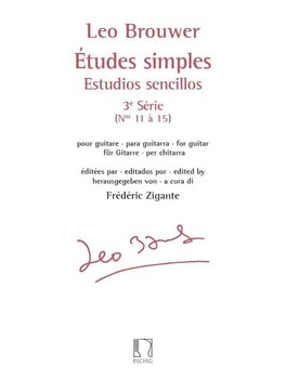 Noder Max Eschig Études simples - Estudios sencillos (Série 3) Noder - 1